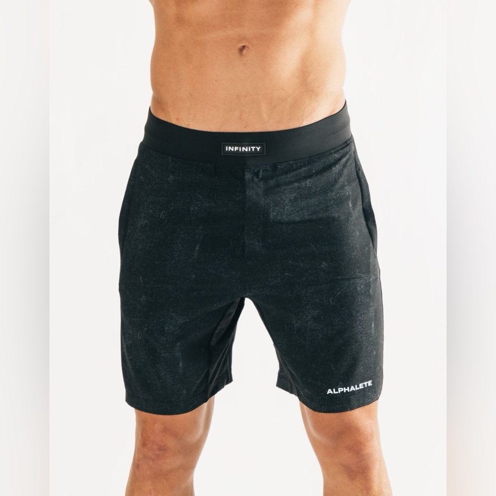 NFINITY Charcoal Athletic Men's Shorts